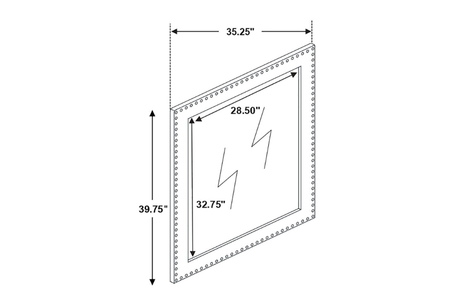 Juego de dormitorio Melody California King de 5 piezas gris 223381KW-S5 Próximamente 