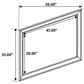 Juego de dormitorio de 5 piezas Alderwood Eastern King en gris francés 223121KE-S5 