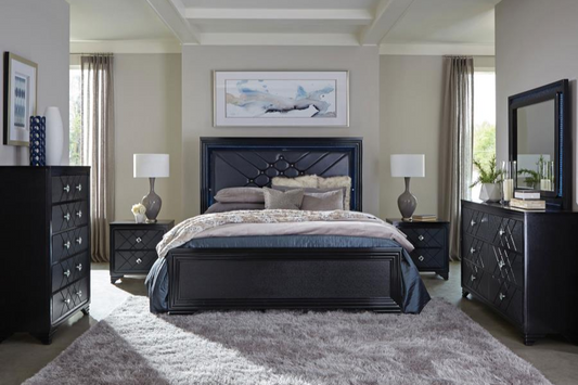 Penelope 4-piece Queen Bedroom Set Midnight Star 223571Q-S4