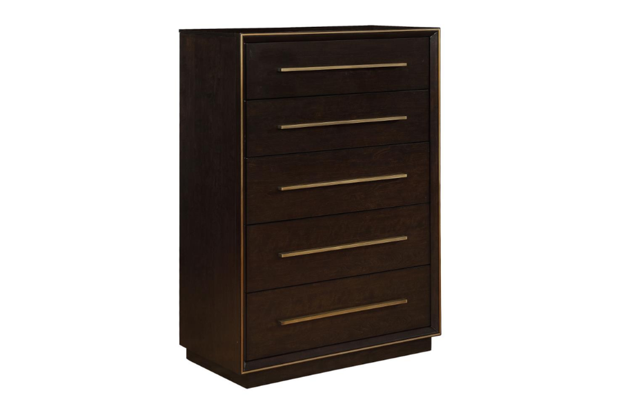 Durango 5-drawer Bedroom Chest Smoked Peppercorn 223265