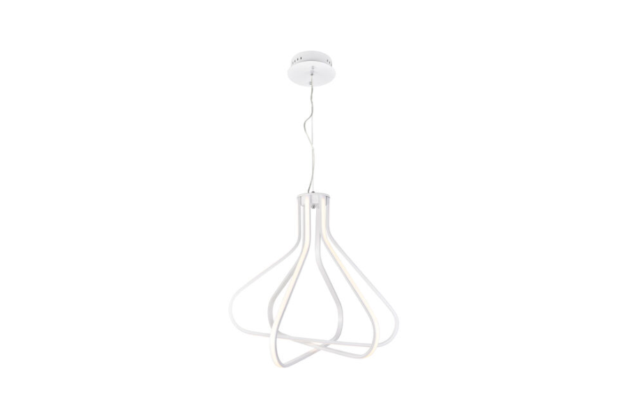 Dahlia LED 26.6 inch White Pendant Ceiling Light