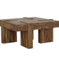 Samira Square Solid Wood Coffee Table Natural Sheesham	724138