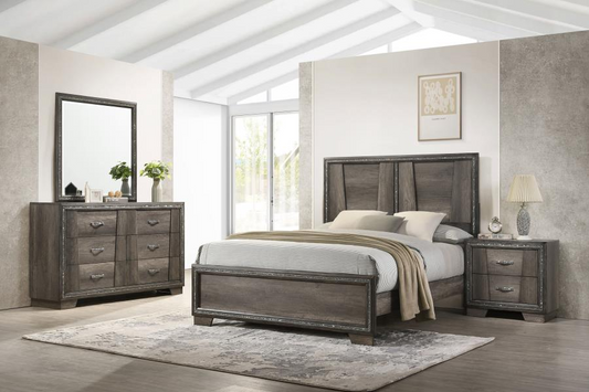 Janine 5-piece Eastern King Bedroom Set Grey 223551KE-S5 Coming Soon