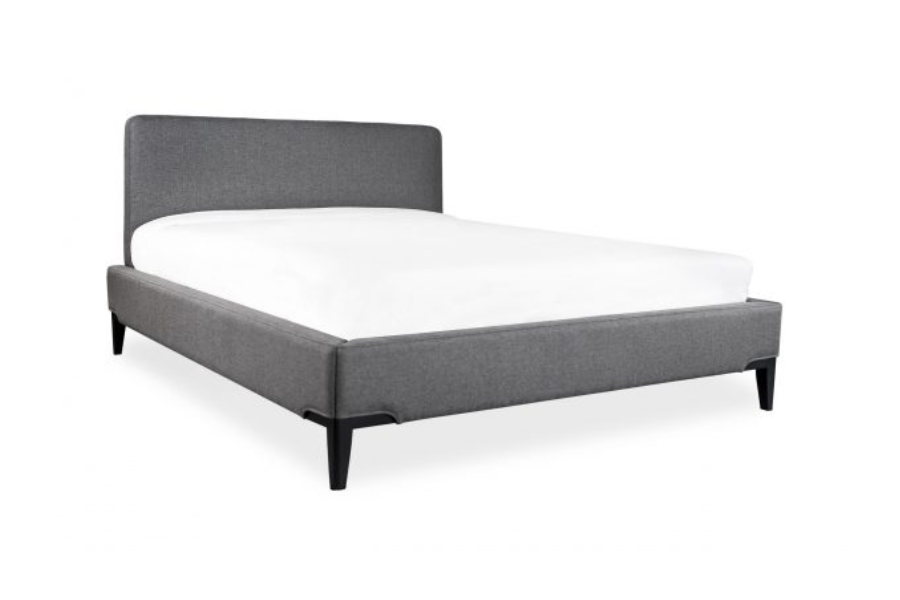 Cama Queen con plataforma tapizada Alice