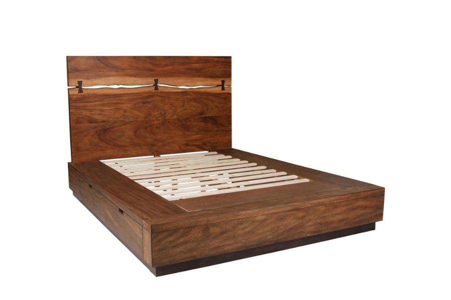 Winslow Wood California King Panel Bed Smokey Walnut 223250KW