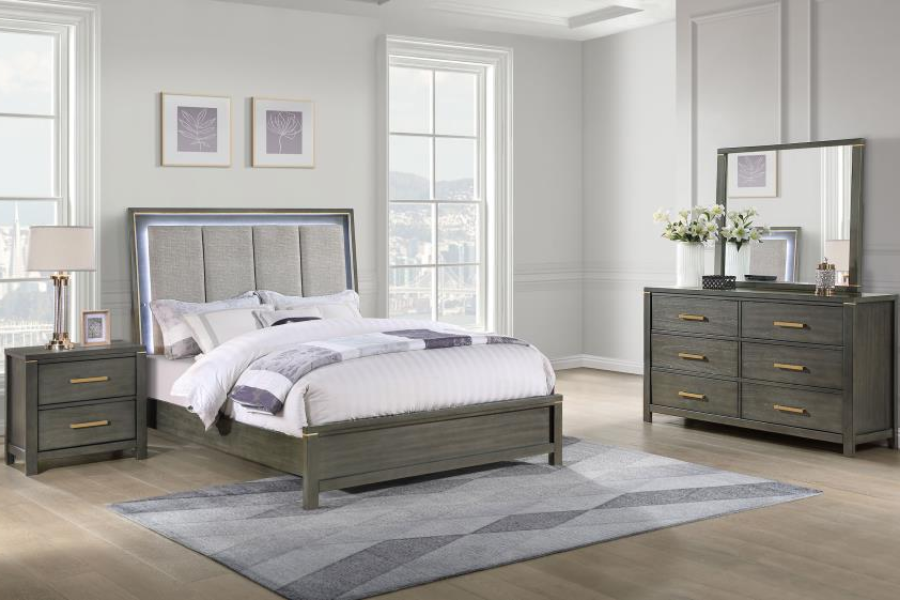 Kieran 5-piece Queen Bedroom Set Grey 224741Q-S5 Coming Soon