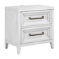 Marielle 2-drawer Nightstand Bedside Table Distressed White 224842