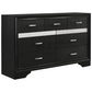 Miranda 7-drawer Dresser Black 206363