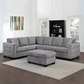 Kylie Fabric Sectional with Ottoman 1288050