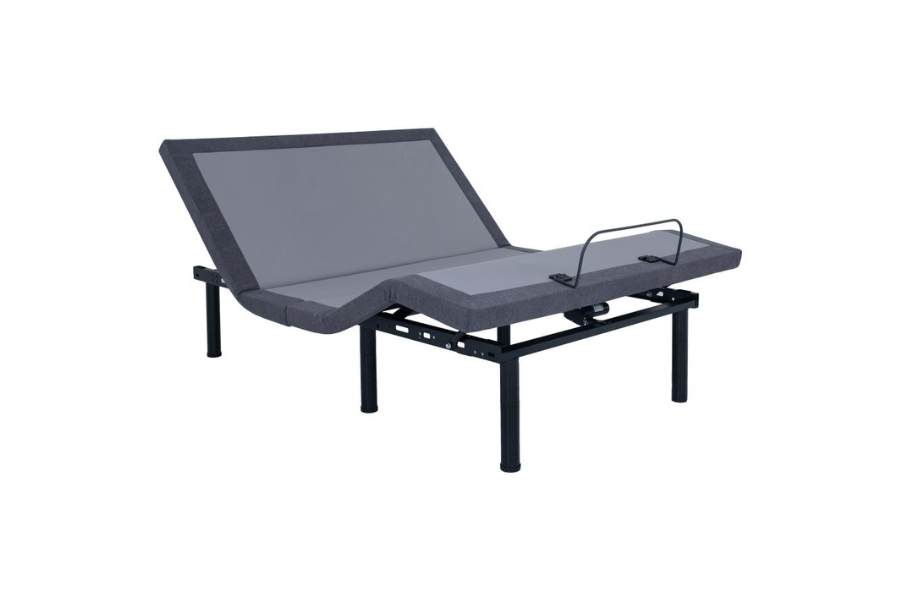 Negan Queen Adjustable Bed Base Grey and Black 350132Q