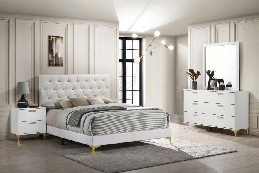 Kendall 4-piece Queen Bedroom Set White 224401Q-S4