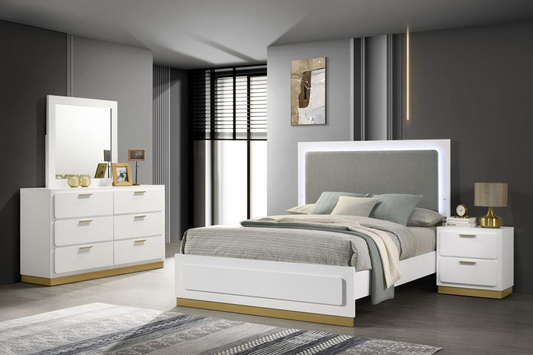 Caraway 5-piece Queen Bedroom Set White 224771Q-S5