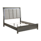 Kieran Wood Eastern King LED Panel Bed Grey 224741KE