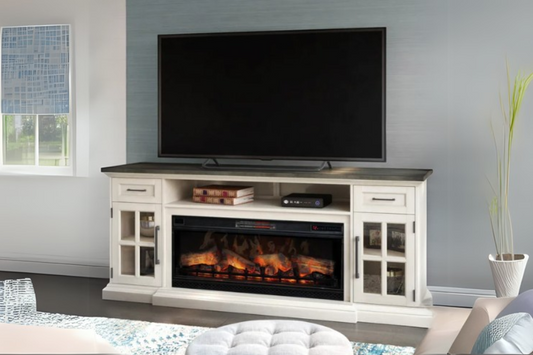 Tresanti Sloane TV Console with Classic Flame Electric Fireplace