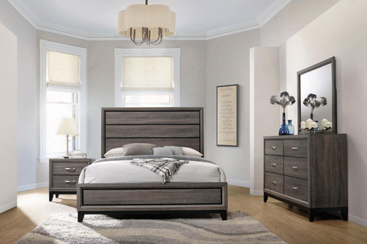 Watson 4-piece Queen Bedroom Set Grey Oak 212421Q-S4