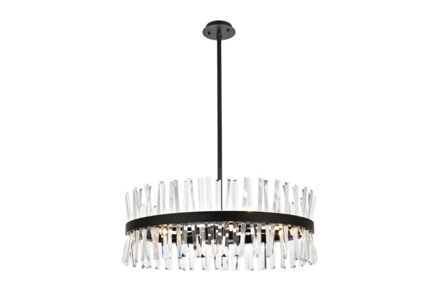 Serephina 16 Light 32 inch Black Chandelier Ceiling Light