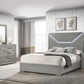 Ives 5-piece Eastern King Bedroom Set Grey High Gloss 224971KE-S5 Coming Soon