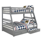 Ashton 2-drawer Wood Twin Over Full Bunk Bed Grey 460182