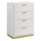 Caraway 4-drawer Bedroom Chest White 224775