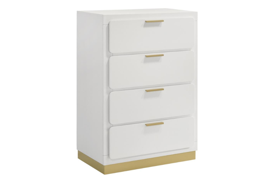 Caraway 4-drawer Bedroom Chest White 224775