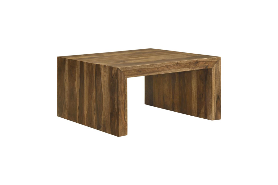 Odilia Square Solid Wood Coffee Table Auburn 708418