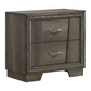 Janine 2-drawer Nightstand Grey 223552