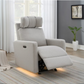 Tallula Fabric Power Glider Recliner with Power Headrest