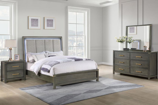 Kieran 4-piece Eastern King Bedroom Set Grey 224741KE-S4 Coming Soon