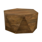 Zalika Hexagonal Solid Mango Wood Coffee Table Natural 724188 Comming Soon