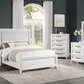 Marielle 5-piece Eastern King Bedroom Set Distressed White 224841KE-S5