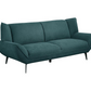 Acton Upholstered Flared Arm Sofa Teal Blue	511161