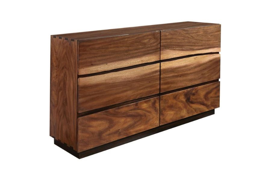 Winslow 6-drawer Dresser Smokey Walnut 223253