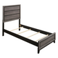 Watson Wood Twin Panel Bed Grey Oak 212421T