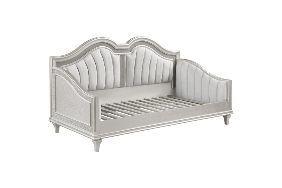 Evangeline Upholstered Twin Daybed Silver Oak 360121