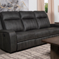 Raelynn Upholstered Track Arm Motion Sofa Grey	 603191