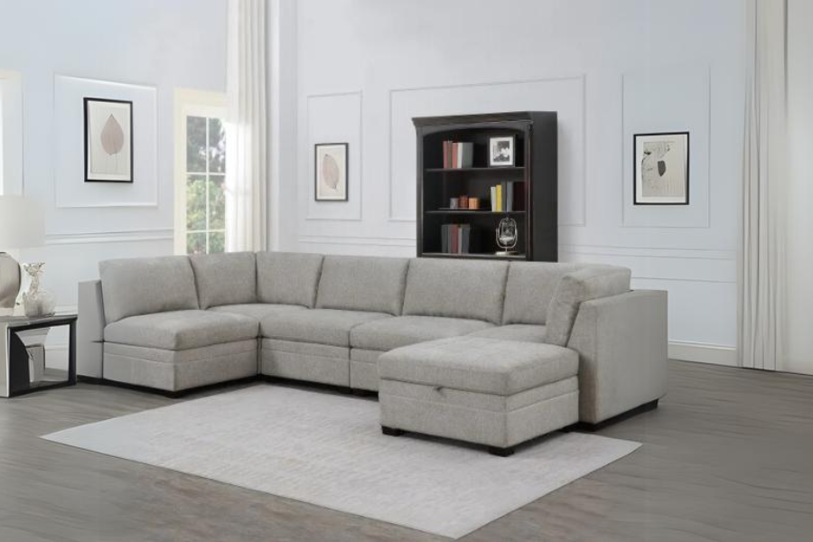 Tisdale 6-piece Modular Fabric Sectional