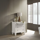 Sandy Beach 3-drawer Nightstand Cream White 201302