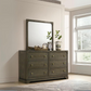 Gran Park 6-drawer Dresser and Mirror Dark Cocoa 224933M