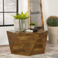 Zalika Hexagonal Solid Mango Wood Coffee Table Natural 724188 Comming Soon