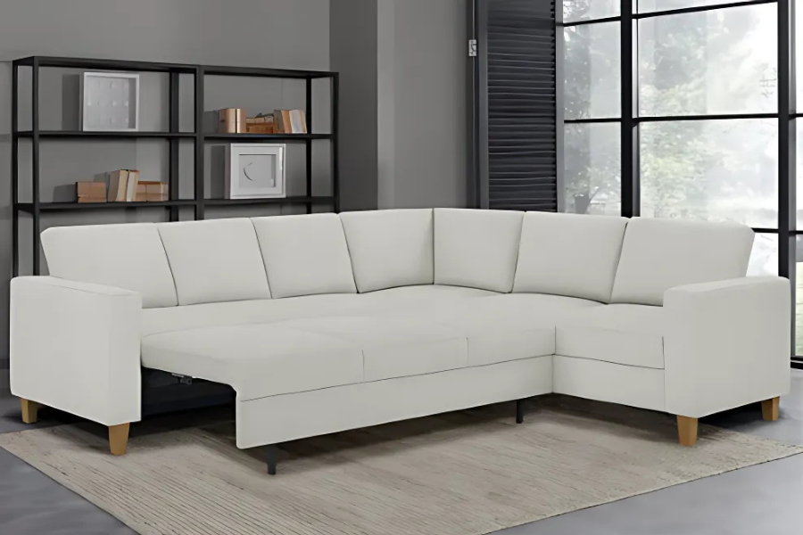 Thomasville Dillard Fabric Convertible Sleeper Sectional