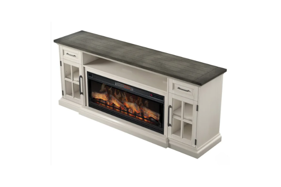 Tresanti Sloane TV Console with Classic Flame Electric Fireplace