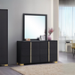 Marceline 6-drawer Dresser with Mirror Black 222833M Coming Soon