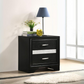 Miranda 2-drawer Nightstand Black	206362