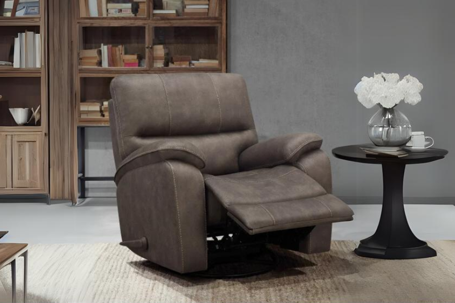 Barcalounger Henley Fabric Swivel Glider Recliner Venini Furniture