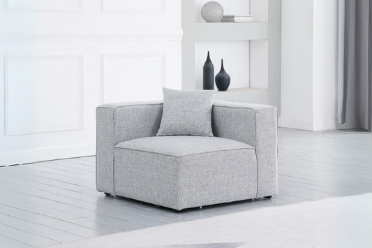 Cube Modular Corner Chair SKU: 630Grey-Corner