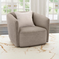 Townsend Chenille Upholstered Rolled Arm Chair Latte 504756