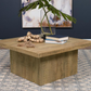 Devar Square Engineered Wood Coffee Table Mango Brown 708068