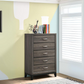 Watson 5-drawer Bedroom Chest Grey Oak 212425