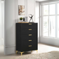 Kendall 5-drawer Bedroom Chest Black 224455