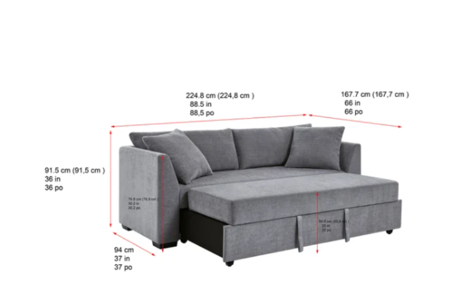 Thomasville Marion Fabric Convertible Sofa Floor Model